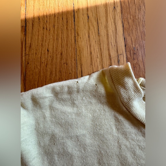 80s Vintage Jefferson Starship Modern Times Yellow Graphic T - Picture 6 of 9